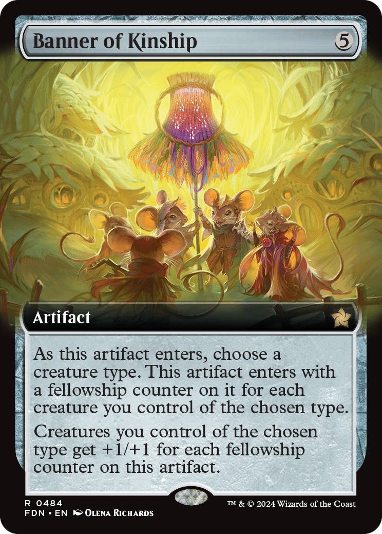 Banner of Kinship [484] [Extended Art] [Foundations] [Non-Foil]