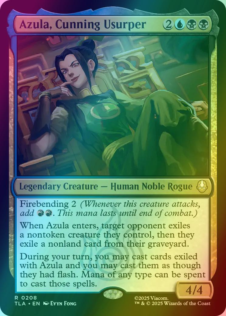 Azula, Cunning Usurper [208] [Avatar: The Last Airbender] [Foil]