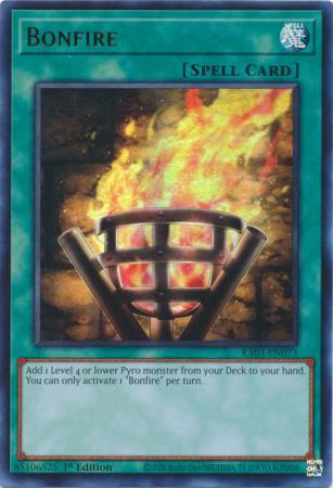 Bonfire - RA03-EN073 - Ultra Rare - 1st Edition