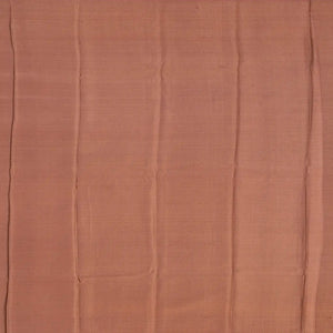 Peach Mysore Crepe Silk Saree With Diagonal Stripes
