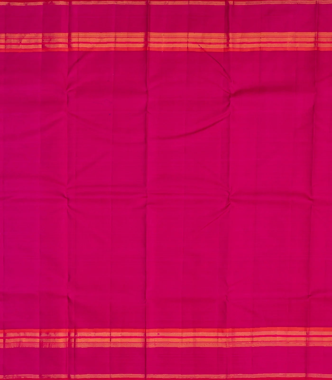 Lavender Handloom Kanchipuram Korvai Silk Saree With Checks