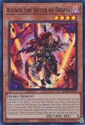 Aluber the Jester of Despia - RA02-EN016 - Super Rare - 1st Edition