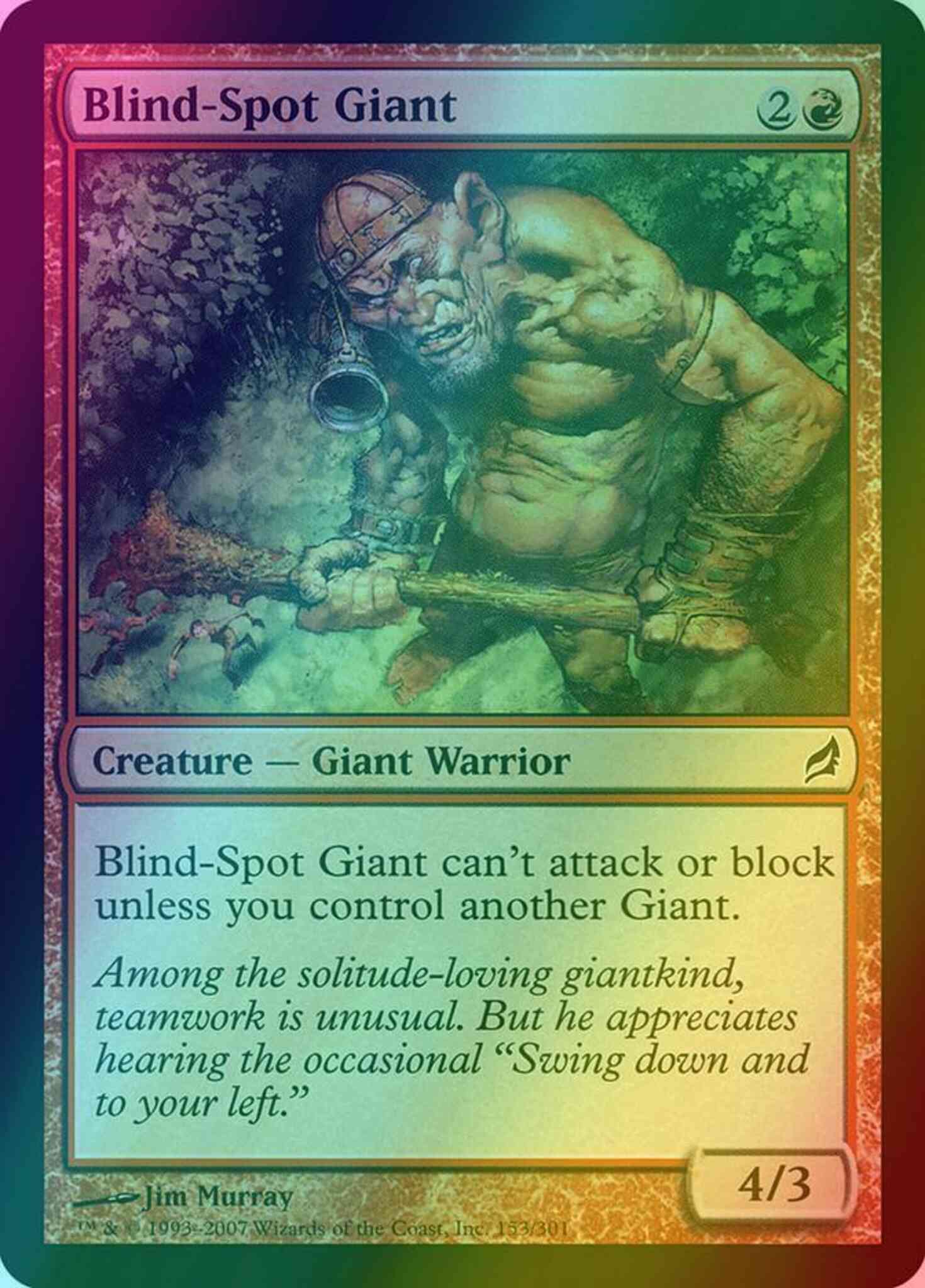 Blind-Spot Giant [153] [Lorwyn] [Foil]