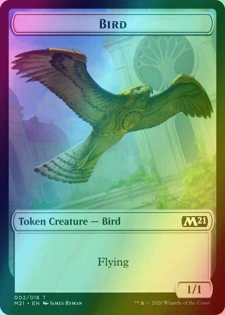 Bird Token (02) // Demon Token (06) [Core Set 2021 Tokens] [Foil]
