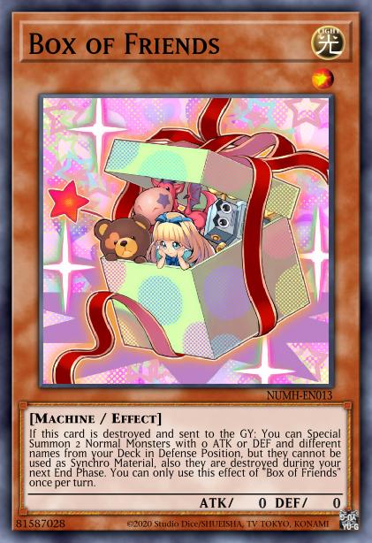 Box of Friends - NUMH-EN013 - Secret Rare - 1st Edition