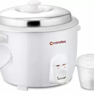 Aroma Easy Cook Electric Rice Cooker with Steaming Feature  (1.8 L, White) (B2B)