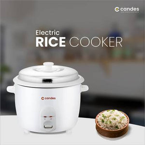 Aroma Easy Cook Electric Rice Cooker with Steaming Feature  (1.8 L, White) (B2B)