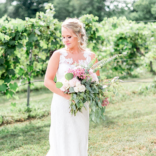 Elegant New England Vineyard Wedding