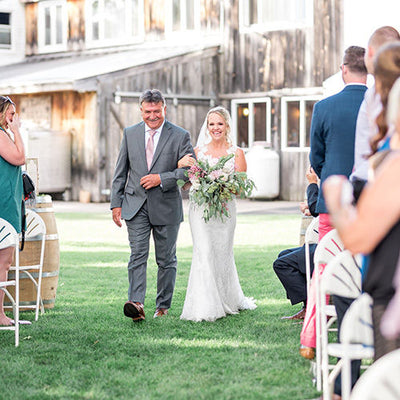 Elegant New England Vineyard Wedding