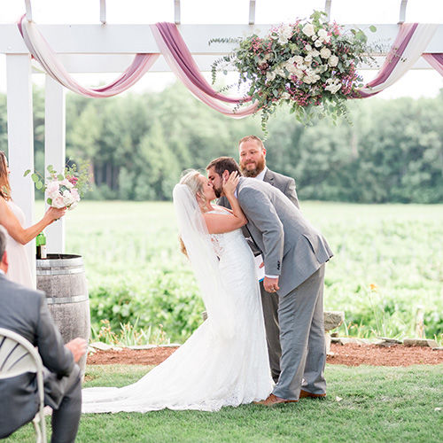 Elegant New England Vineyard Wedding