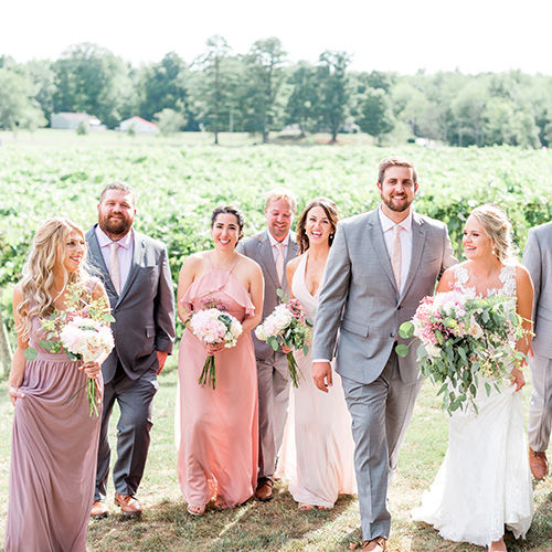 Elegant New England Vineyard Wedding