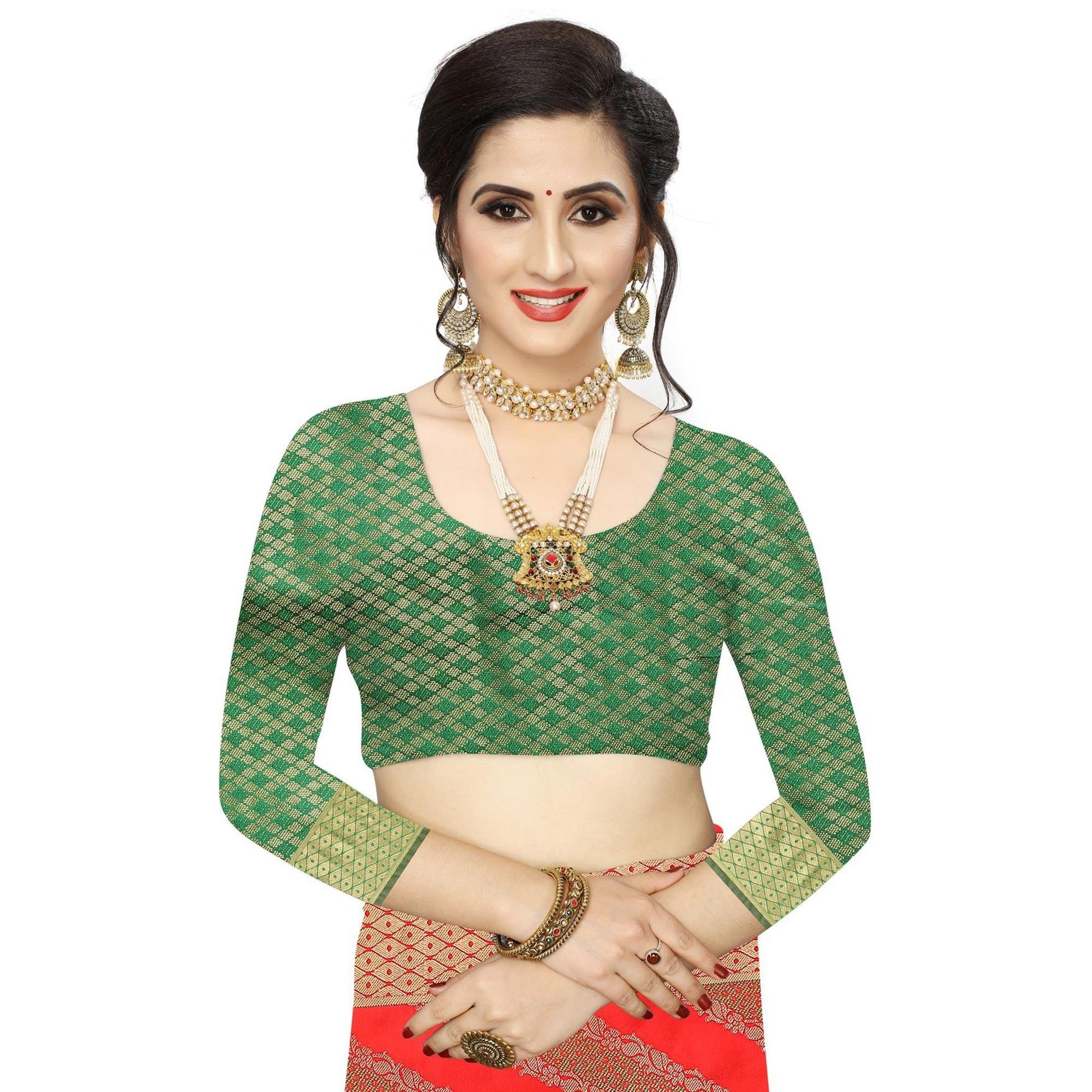 Elegant Red Colored Festive Wear Woven Art Silk Saree