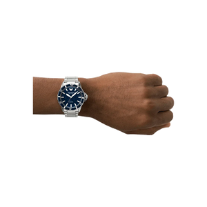 Emporio Armani Meccanico Blue Dial Men 42mm