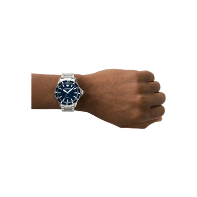 Emporio Armani Meccanico Blue Dial Men 42mm