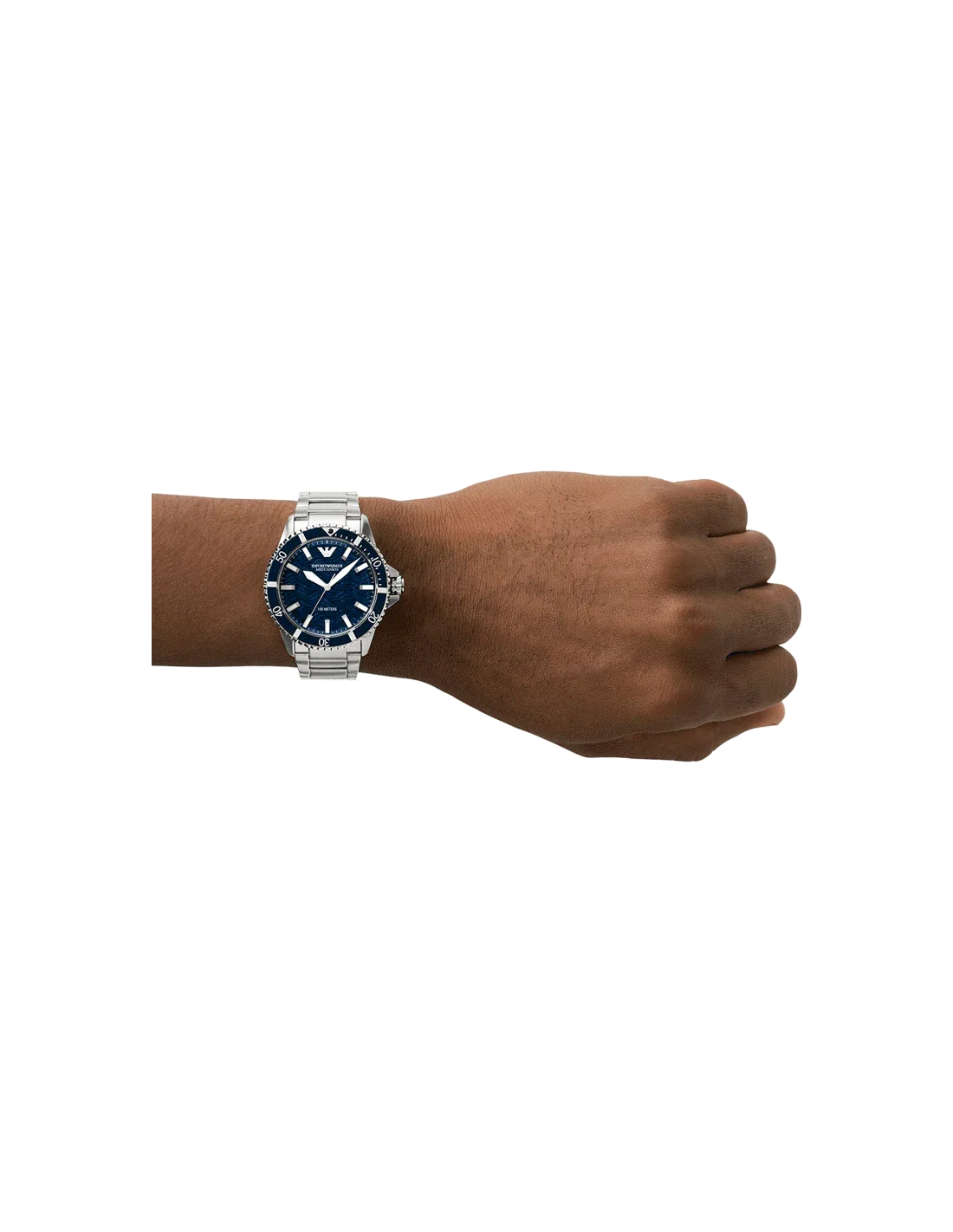 Emporio Armani Meccanico Blue Dial Men 42mm