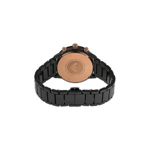 Emporio Armani Ceramica Black Dial Men 43mm