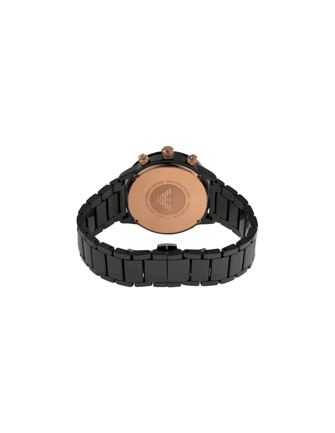 Emporio Armani Ceramica Black Dial Men 43mm