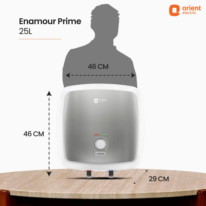 Enamour Prime 5 Star Rated Glassline Tank Storage Water Heater (Geyser)