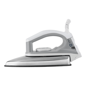 Enduro Non-stick Dry Iron for Clothes (Grey-White)