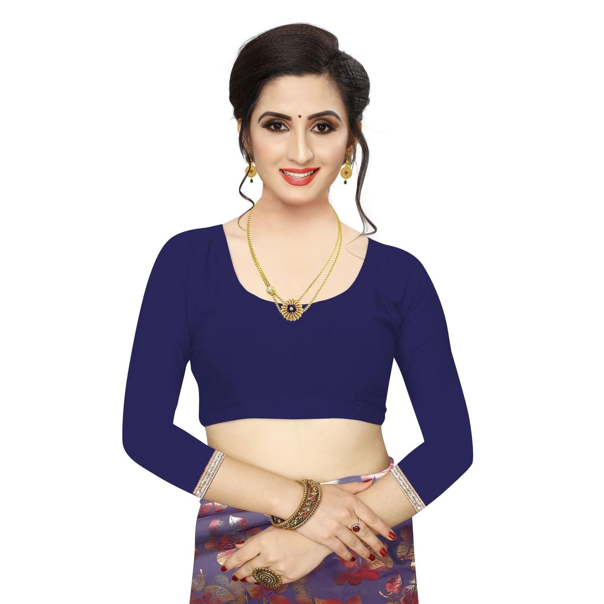 Energetic Blue Colored Casual Wear Printed Art Silk Saree