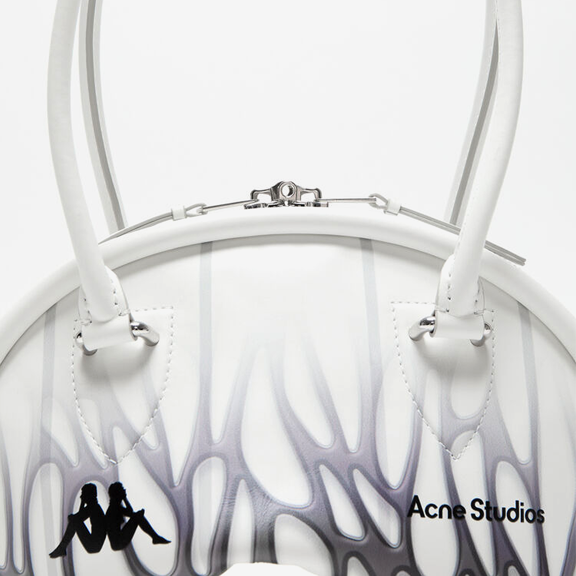 Acne Studios X Kappa Bowlina Mini Shoulder Bag White
