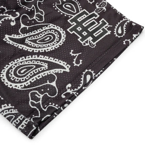 Eric Emanuel EE Basic Black Paisley Shorts