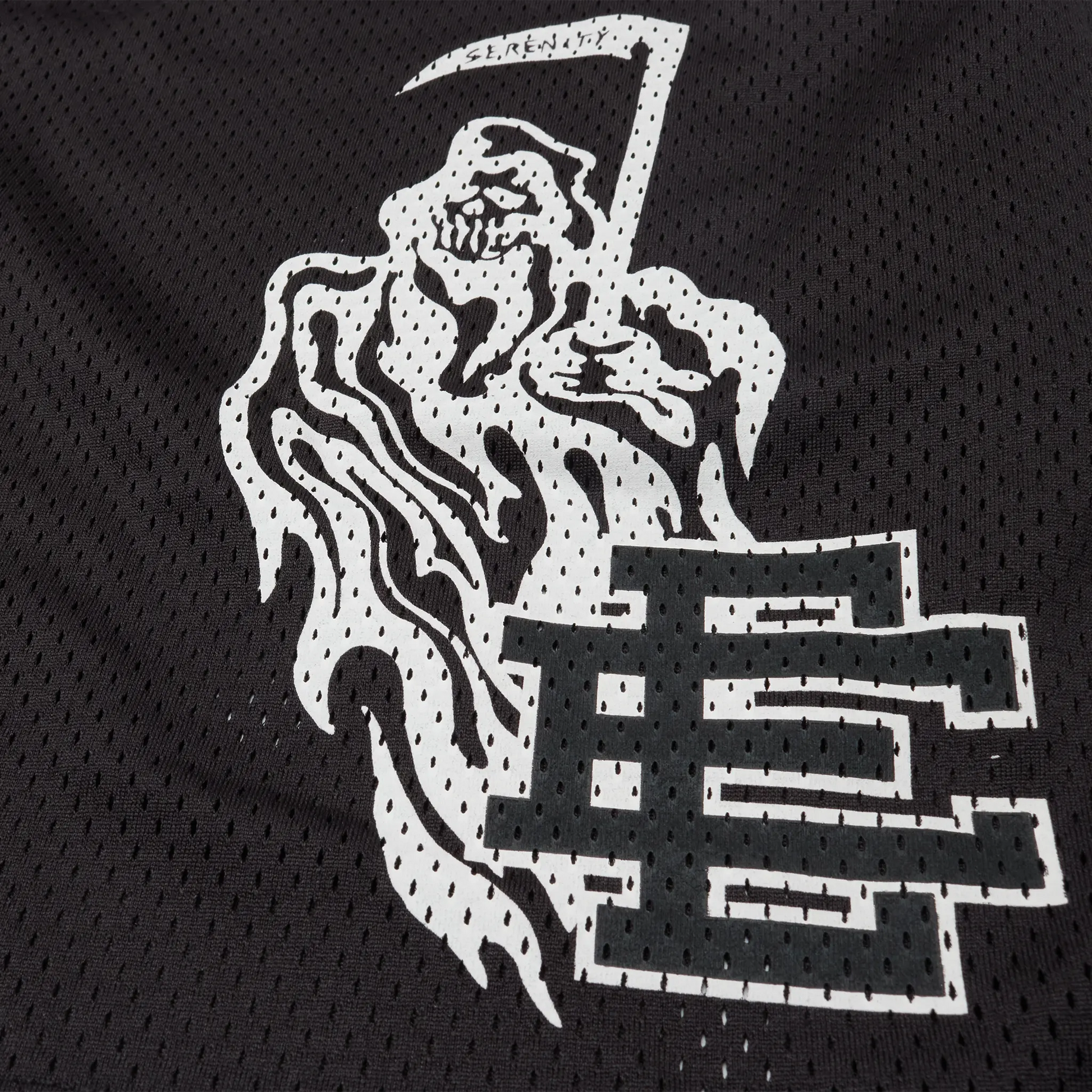 Eric Emanuel x Warren Lotas Black White Shorts (FW24)