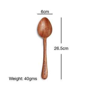 100% Natural Neem Wood Cooking & Serving Spoons/Spatula/Ladles, Set of 5, Toxin-free, Anti-microbial