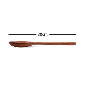 100% Natural Neem Wood Cooking & Serving Spoons/Spatula/Ladles, Set of 5, Toxin-free, Anti-microbial
