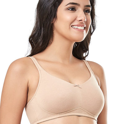 Elegant Concealer Non-Padded & Non-Wired Bra - Sandalwood