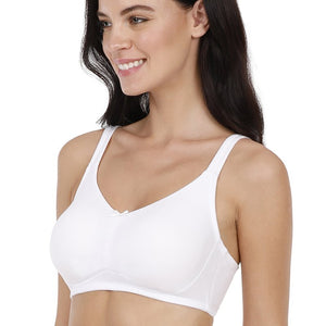 Elegant Concealer Non-Padded & Non-Wired Bra - White