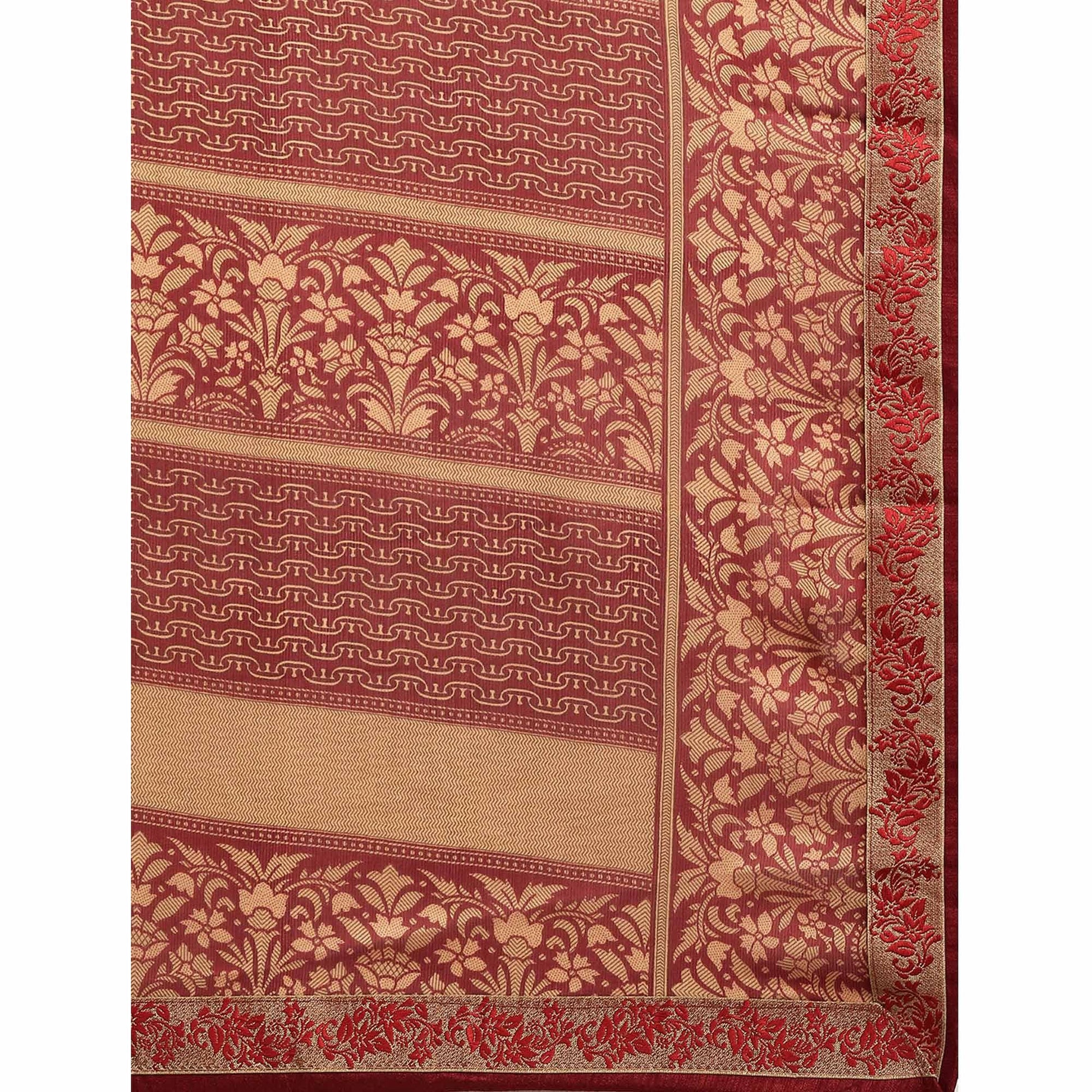 Exceptional Mustard Yellow Colored Partywear Printed Rangoli Silk Saree