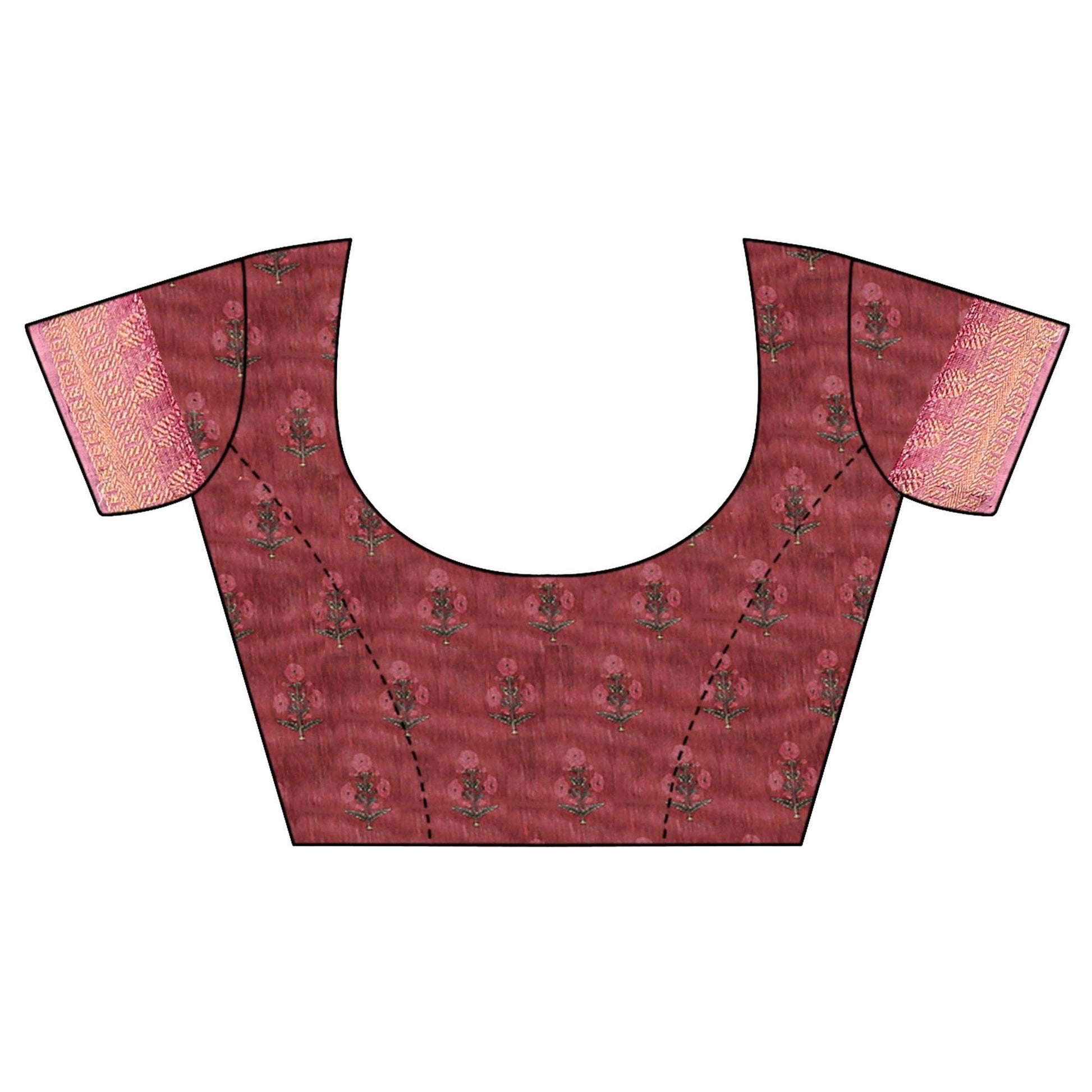 Exclusive Maroon Colored Festive Wear Woven Banarasi Silk Saree