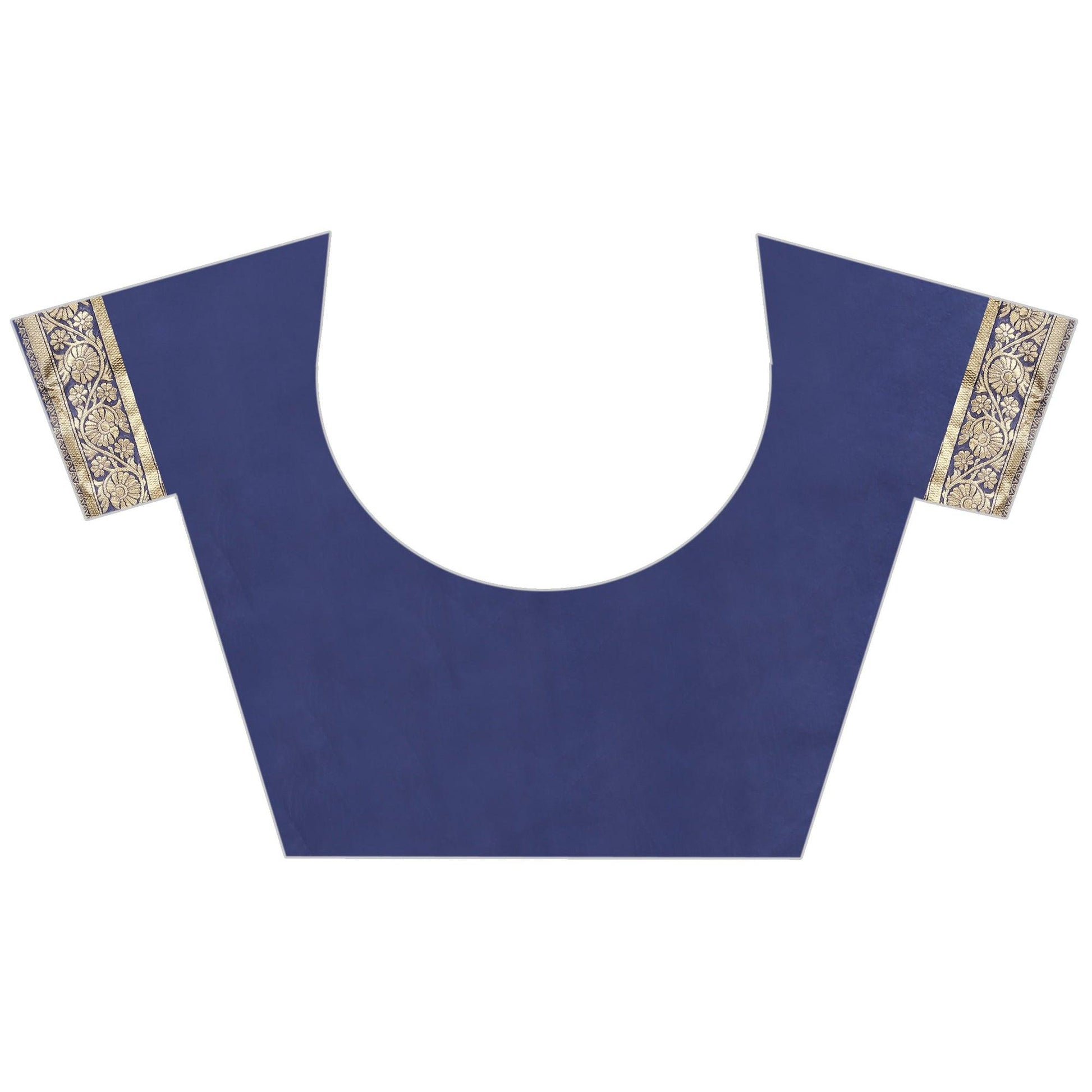 Exclusive Navy Blue Colored Festive Wear Woven Art Silk With Jacquard Border Saree