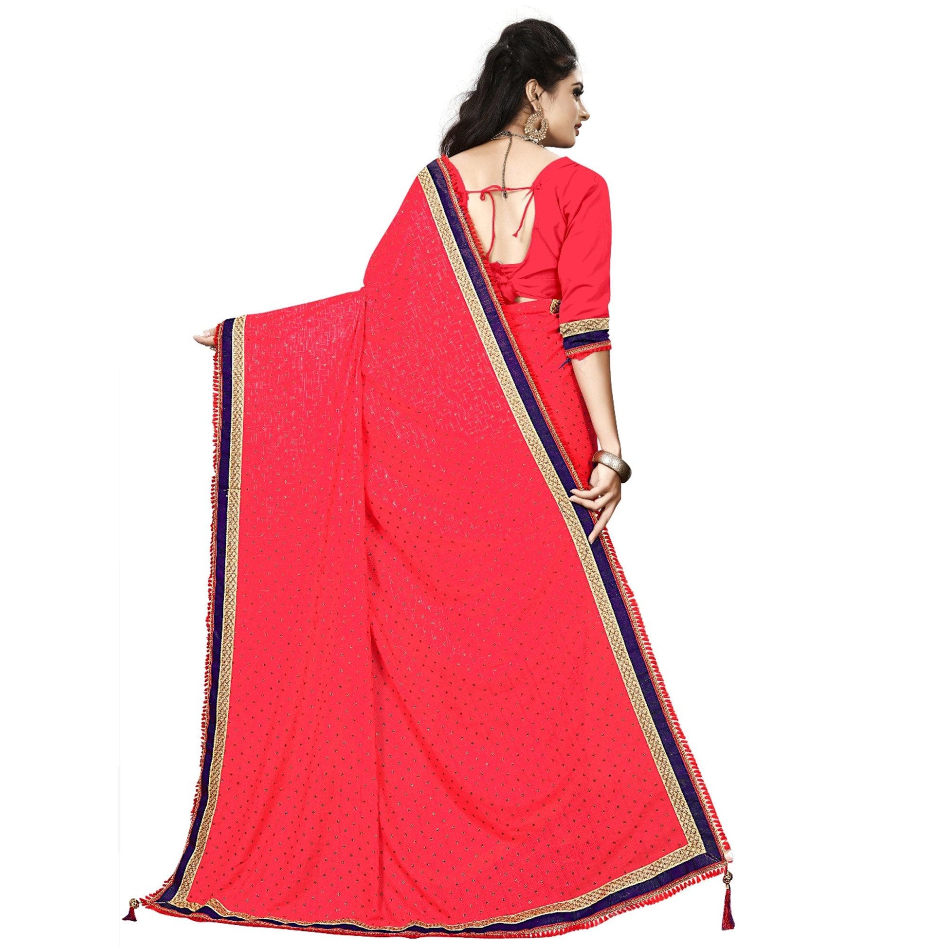 Exotic Pink Colored Party Wear Art Silk Saree