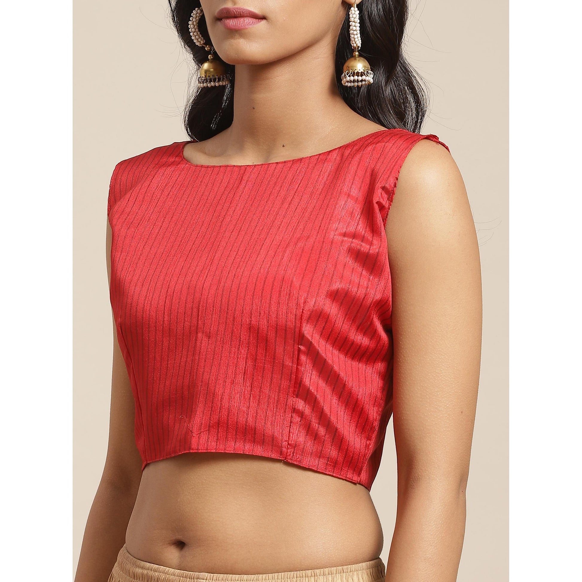 Eye-catching Red Colored Casual Wear Printed Silk Blend Saree