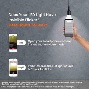 EYELUV Flicker Controlled LED Bulb