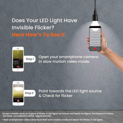 EYELUV Flicker Controlled LED Bulb