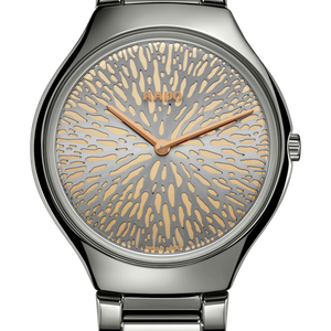 Rado True Round Thinline X Great Gardens of the World Rhodium, Rose Gold Dial Unisex 40mm