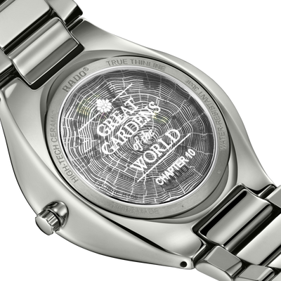 Rado True Round Thinline X Great Gardens of the World Rhodium, Rose Gold Dial Unisex 40mm