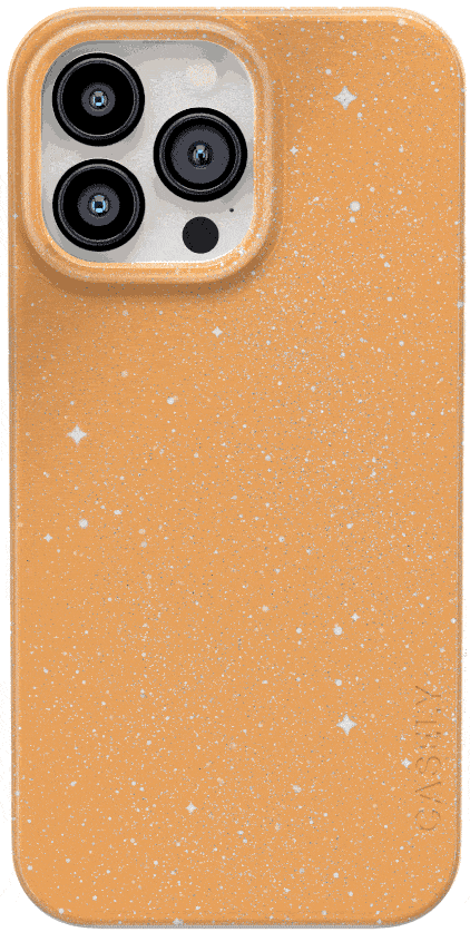 Morning Glow | Orange Pastel Shimmer Case
