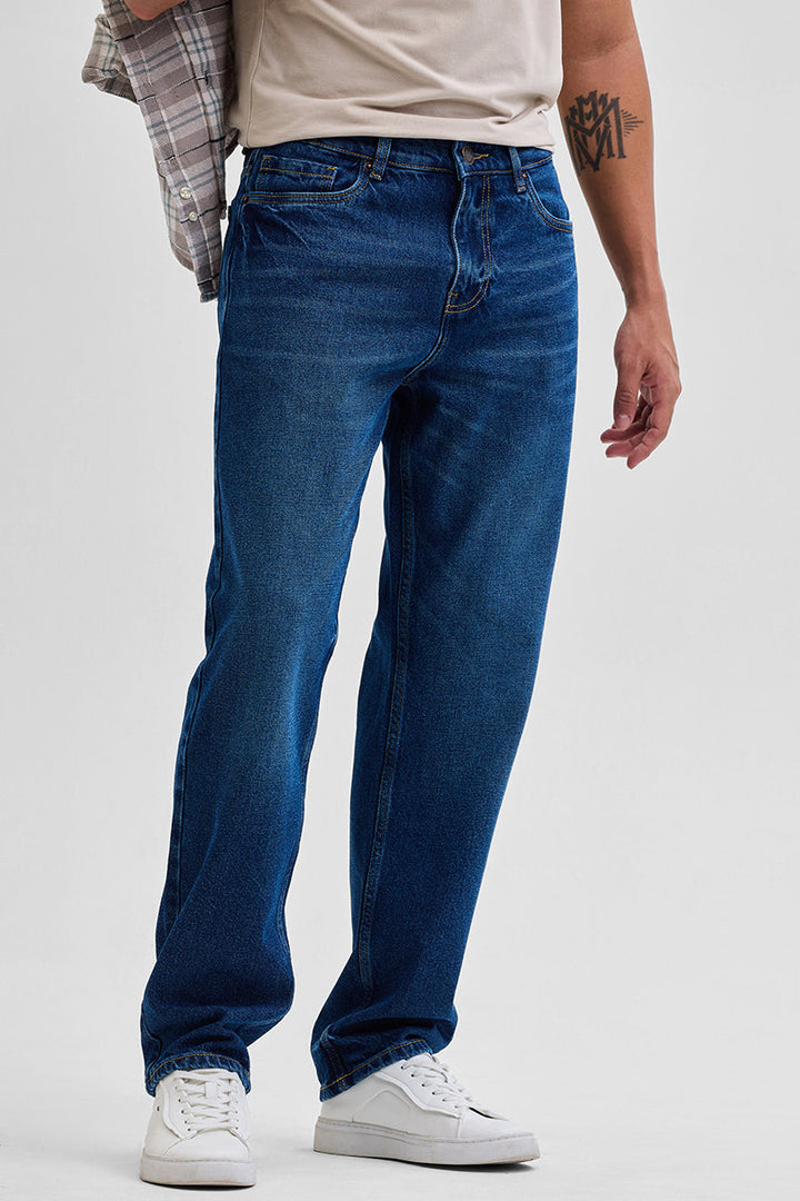 Indigo Relaxed Fit Jeans