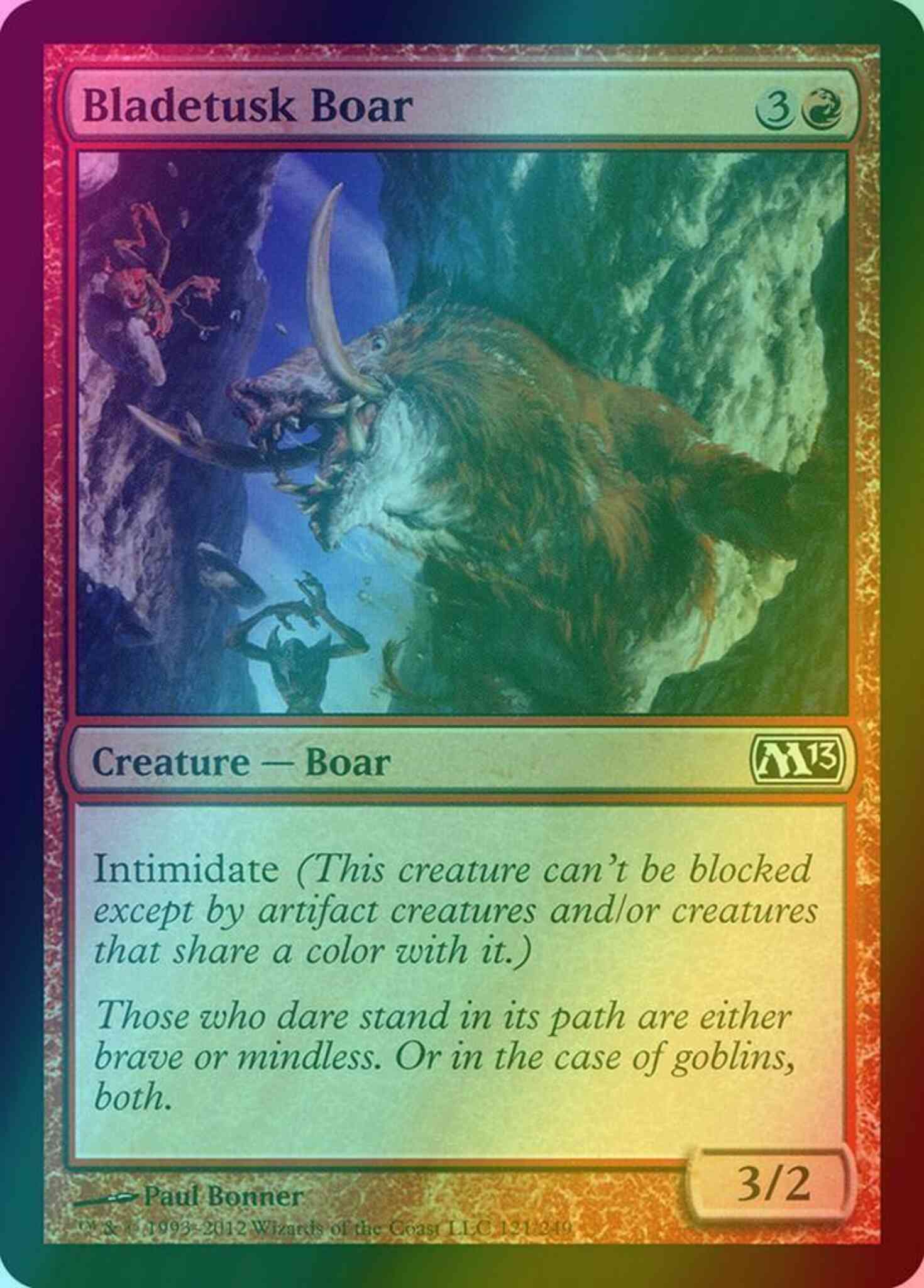 Bladetusk Boar [121] [Magic 2013] [Foil]