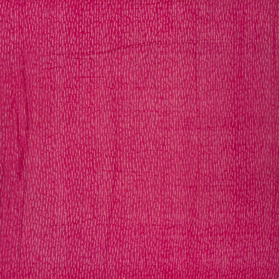 Pink Woven Jaipur Cotton Saree With Printed Triangle Motifs