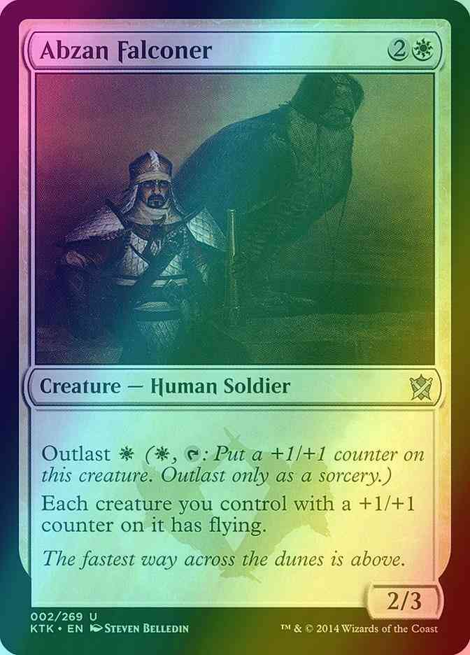 Abzan Falconer [2] [Khans Of Tarkir] [Foil]