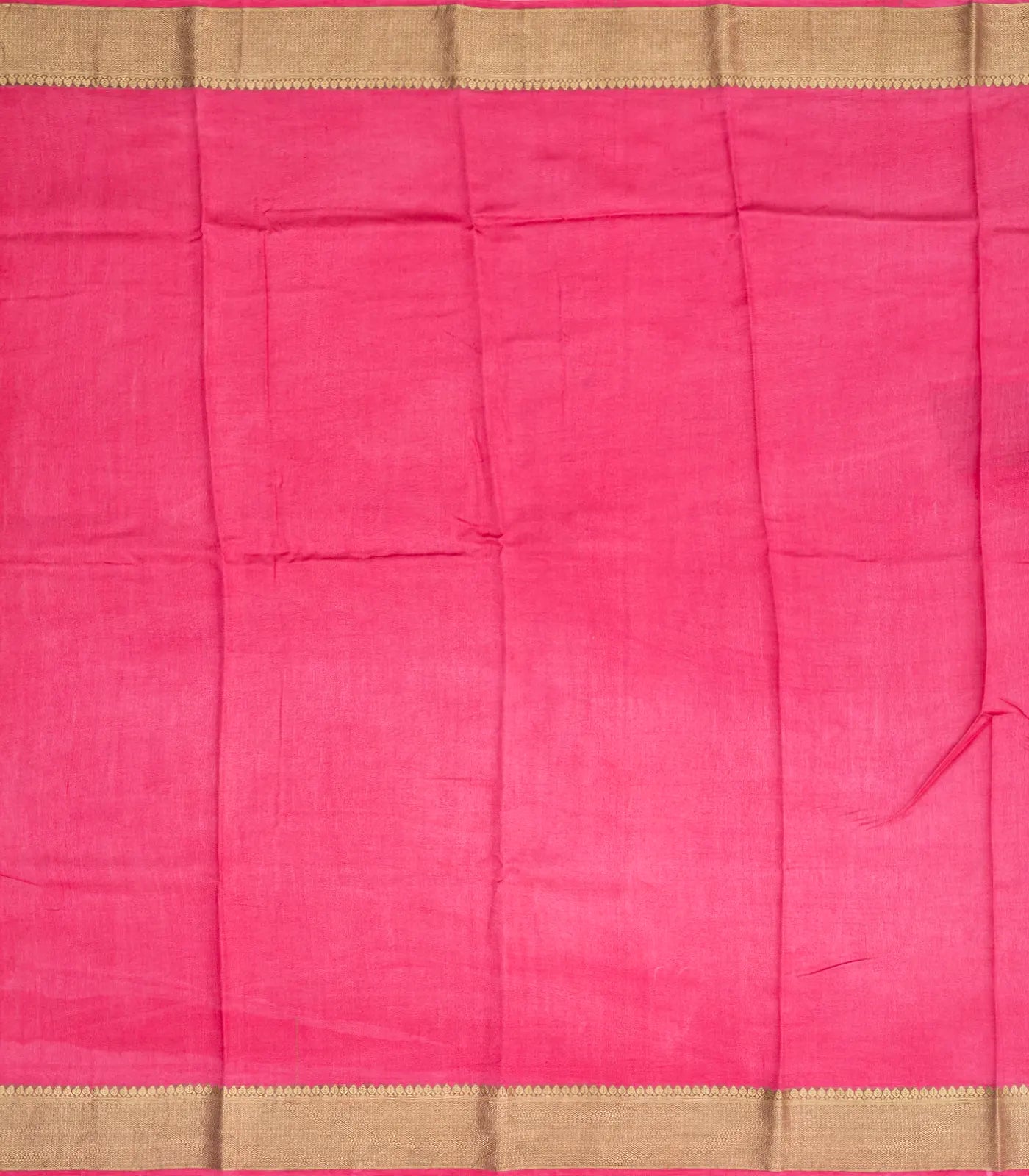 Baby Pink Woven Chiniya Silk Saree Digital Printed With Floral Motifs