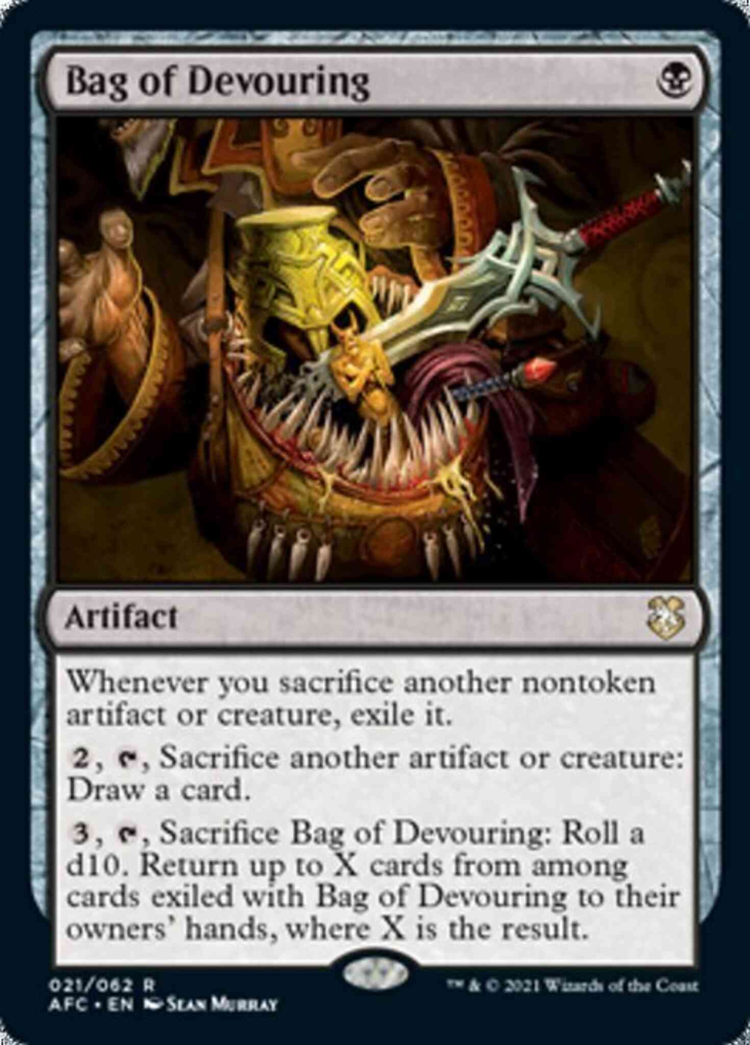Bag of Devouring [21] [Adventures in the Forgotten Realms Commander] [Non-Foil]