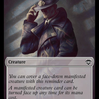 Boar Token (16) // Manifest Token (28) [Outlaws of Thunder Junction: Commander: Tokens] [Non-Foil]
