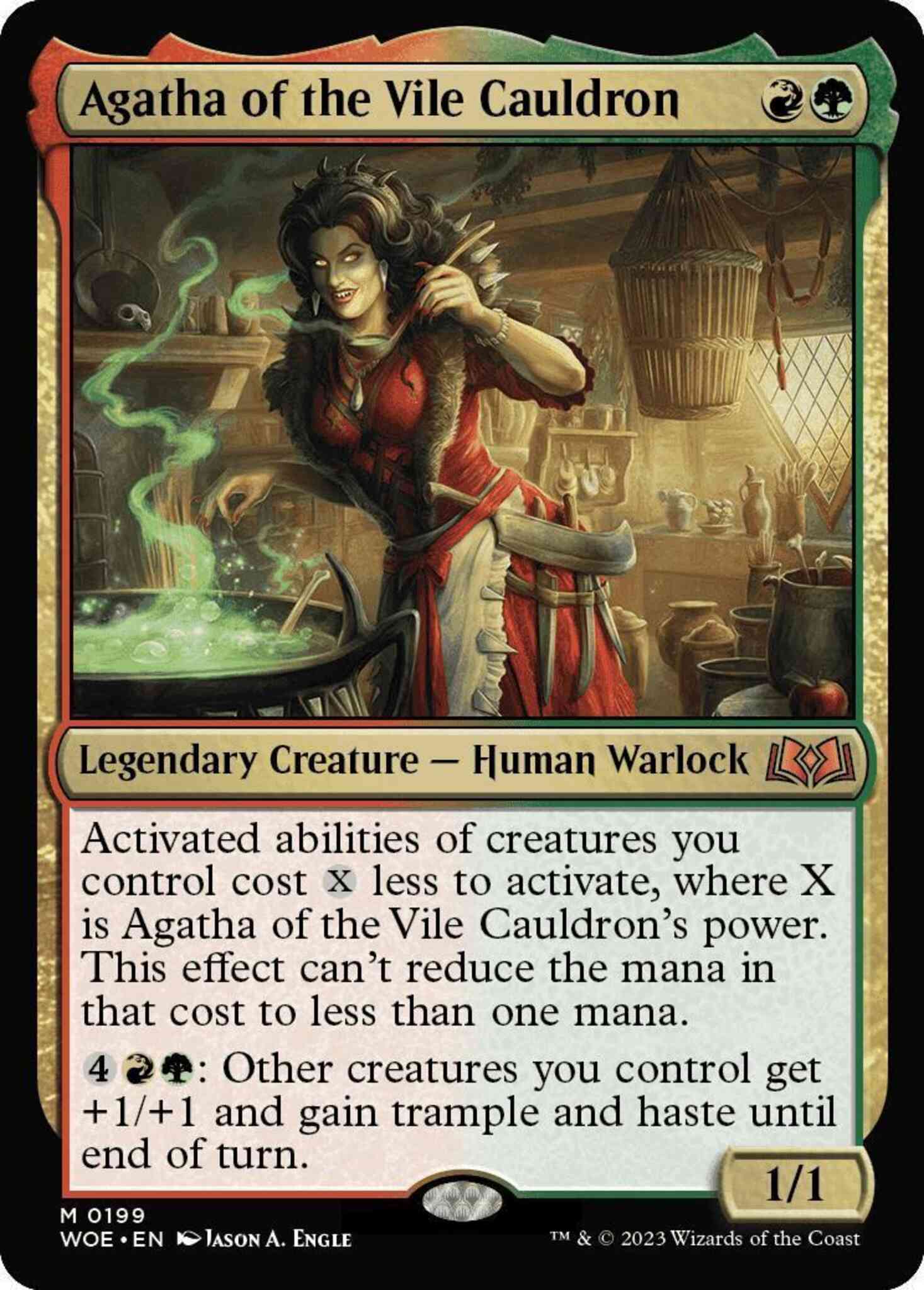 Agatha of the Vile Cauldron [199] [Wilds of Eldraine] [Non-Foil]