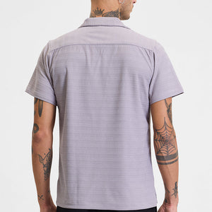 Lavender Stripes Box Fit Shirt